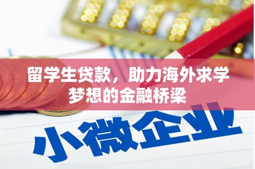 兴海留学生贷款，助力海外求学梦想的金融桥梁