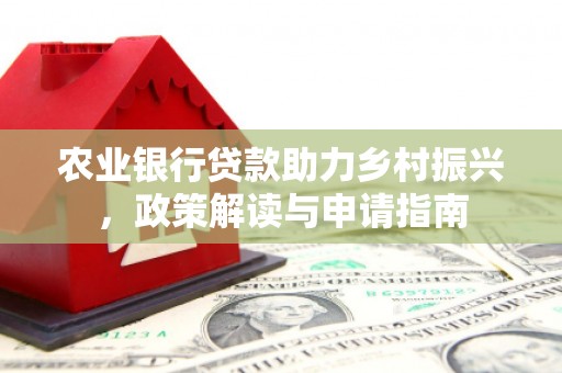 兴海农业银行贷款助力乡村振兴，政策解读与申请指南