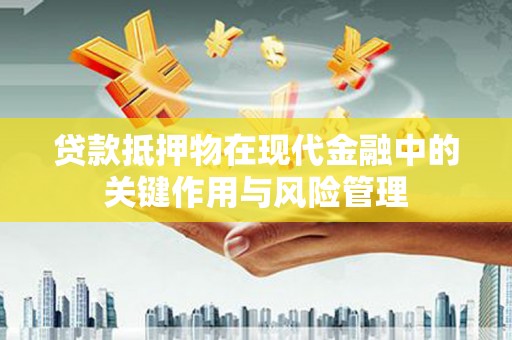 兴海贷款抵押物在现代金融中的关键作用与风险管理