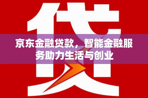 兴海京东金融贷款，智能金融服务助力生活与创业